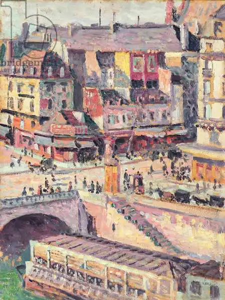 Luce, Maximilien: The Pont Saint-Michel and the Quai des Orfevres, Paris, c.1900-03
