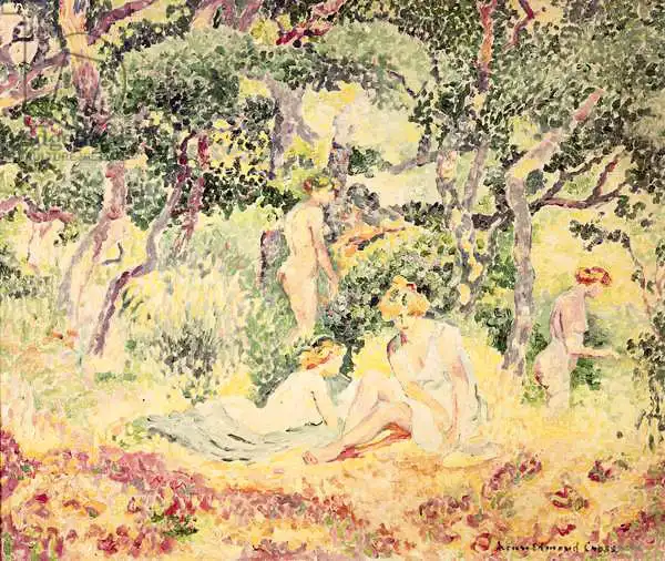 Cross, Henri Edmond: Nudes in a Wood