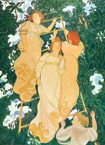 Denis, Maurice: The Ladder in the Foliage