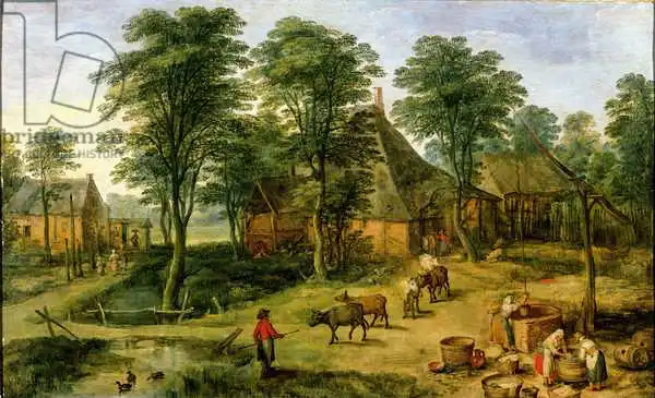 Brueghel, Jan, the younger: The Farmyard