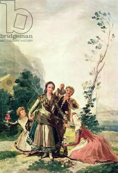 Goya, Francisco: La primavera o il venditore di fiori