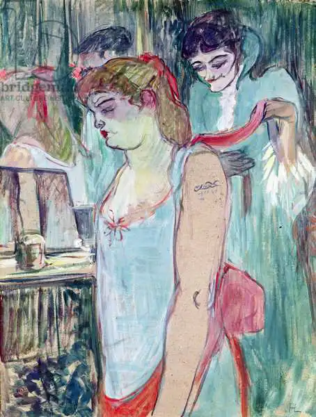 Toulouse-Lautrec, H.: The Tattooed Woman or The Toilet