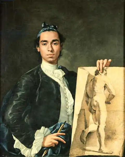 Meléndez, Luis: Self Portrait Hol...