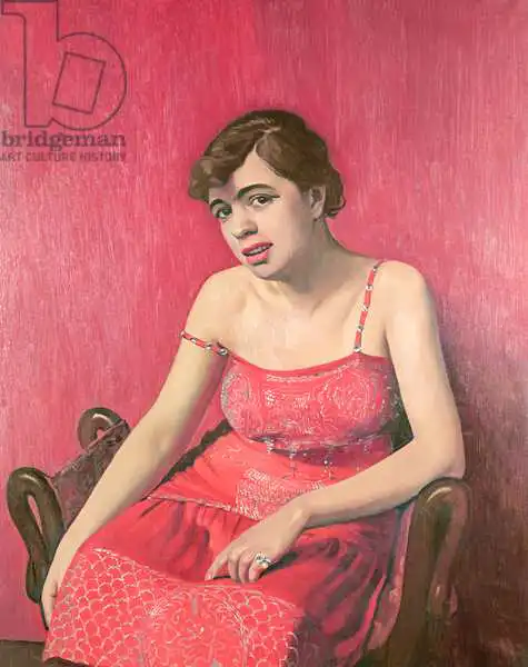 Vallotton, Félix: Romanian Woman in a Red Dress