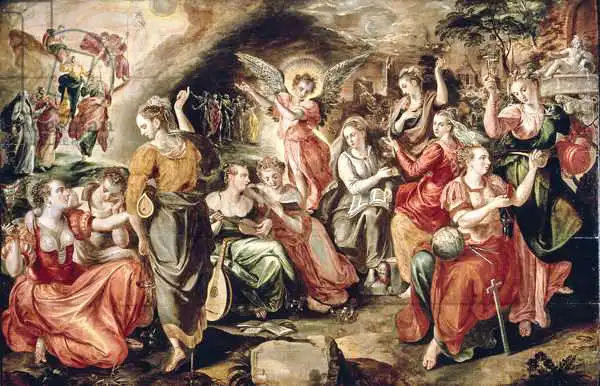 Vos, Maarten de: The Wise and the Foolish Virgins