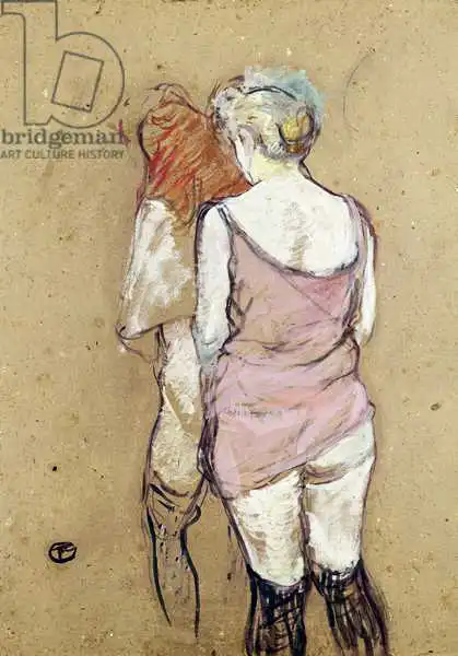 Toulouse-Lautrec, H.: Two Semi-Nude Wom...