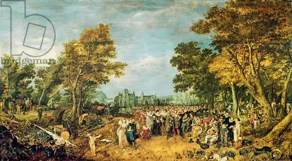 Venne, Adriaen: Allegory of the Truce of 1609 between the Netherlands and Spain
