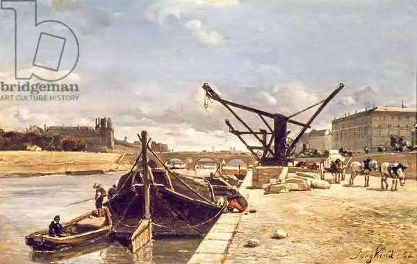 Jongkind, Johan: View of the Pont Royal, Paris