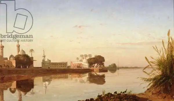Marilhat, Prosper Georges Antoine: View of the Nile in Lower Egypt