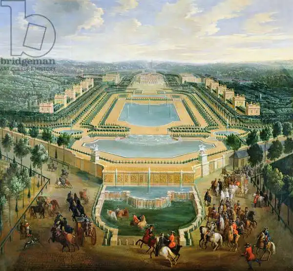 Martin, Pierre-Denis: General view of the Chateau and the Pavilions at Marly