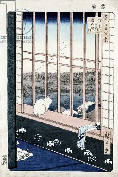Hiroshige, Ando or Utagawa: Asakusa Rice Fields during the festival of the Cock from the series 