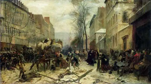 Philippoteaux, Felix: Bombardment of Paris in 1871