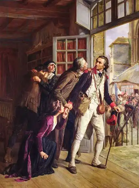 Melingue, Theodore: Departure from the Tour d