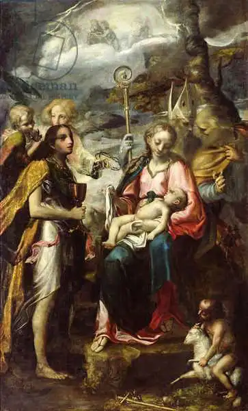 Tinti, Giambattista: Virgin and Child and the Mystery of the Passion