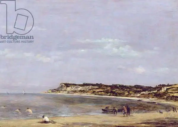 Boudin, Eugene Louis: Coast at La Heve