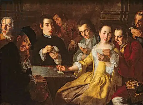 Traversi, Gaspare: The Card Party