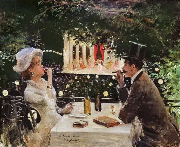 Béraud, Jean: Dinner at Les Ambassadeurs