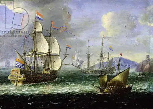 Knyff, Jacob: Paysage marin