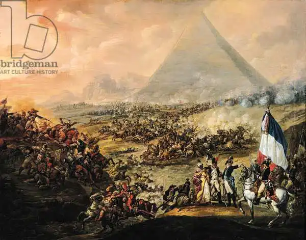 Watteau, Francois Louis Joseph: Battle of Pyramids, 21 July 1798