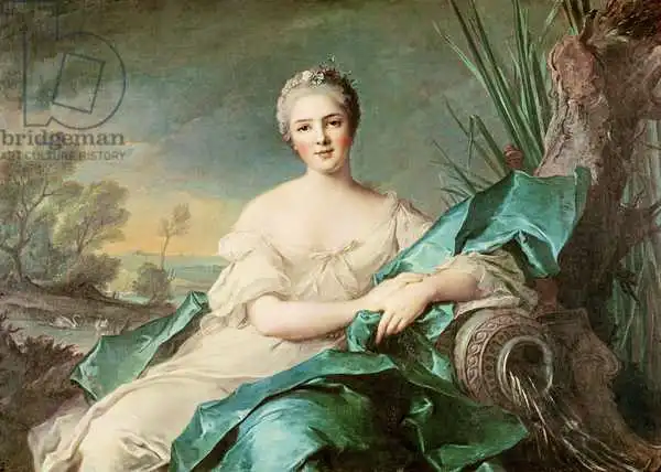 Nattier, Jean-Marc: Victoire de France as the element of Water, 1750-1