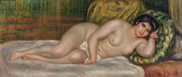Renoir, Auguste: Reclining female nude (Gabrielle) 1906-07