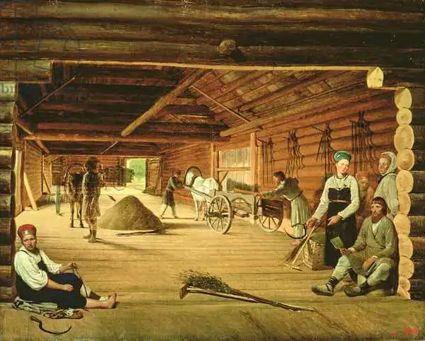 Venetsianov, Aleksei Gavrilovich: The Threshing Floor
