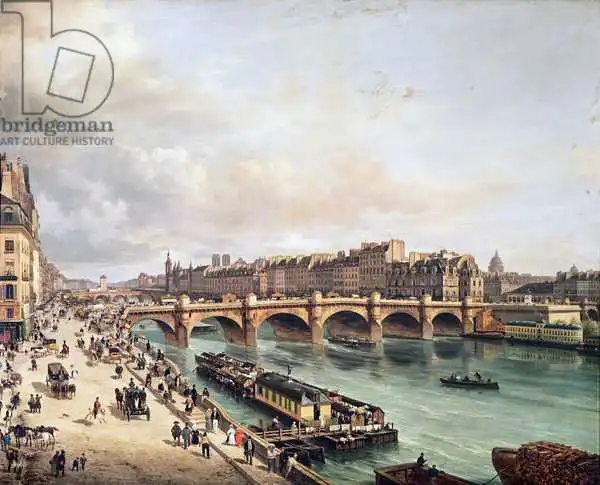 Canella, Giuseppe: View of Pont Neuf