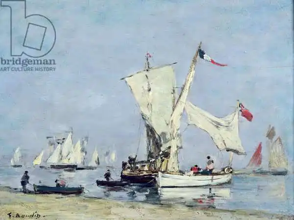 Boudin, Eugene Louis: Barche a vela