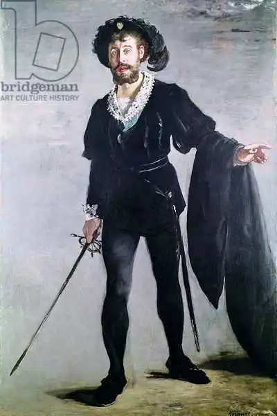 Manet, Edouard: Jean Baptiste Faure (1830-1914) as Hamlet