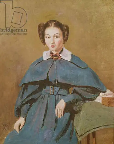 Corot, J. B. Camille: Portrait of Madame Baudot, the Artist