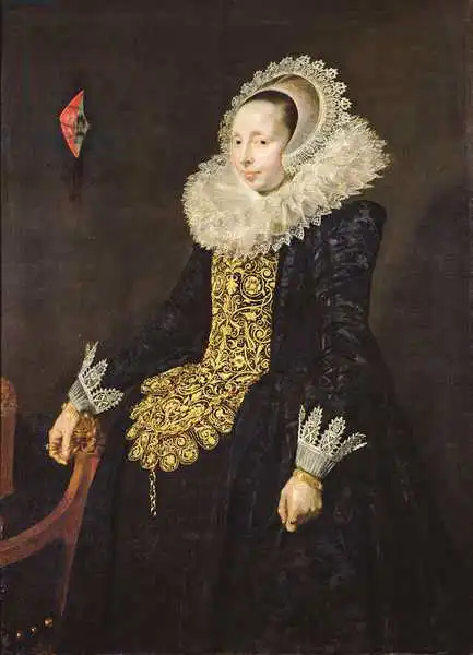 Hals, Frans: Catarina à la fois van der Eem, c.1619-20