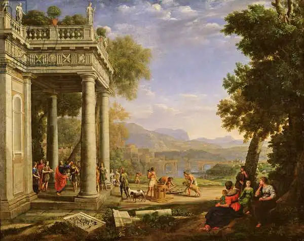 Lorrain, Claude: David is consecrated king by Samuel