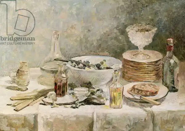 Vuillard, Edouard: Still Life with Salad, c.1887-88