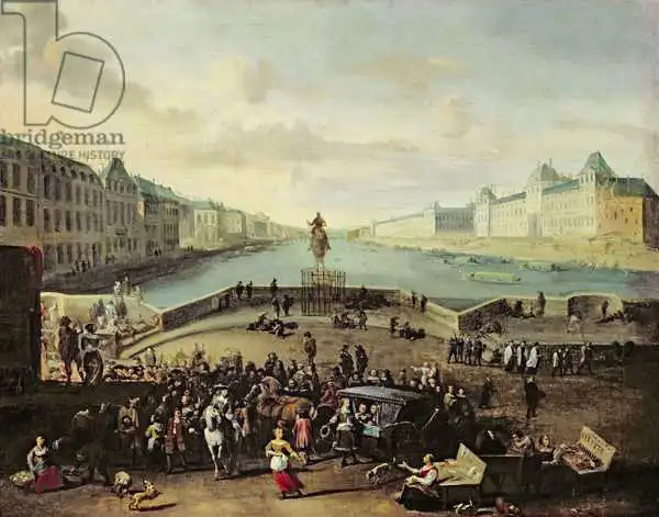 Flemish school (17th century): The Pont Neuf, Paris, 1665-69