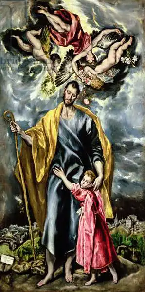 El Greco: St. Joseph and th...