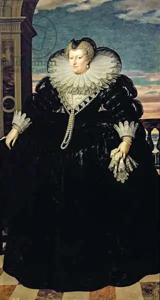 Pourbus, Frans II: Marie de Medici (1573-1642) Reine de France