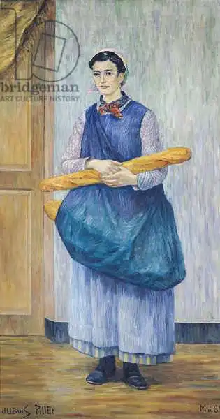 Dubois-Pillet, Albert: Dame portant du pain