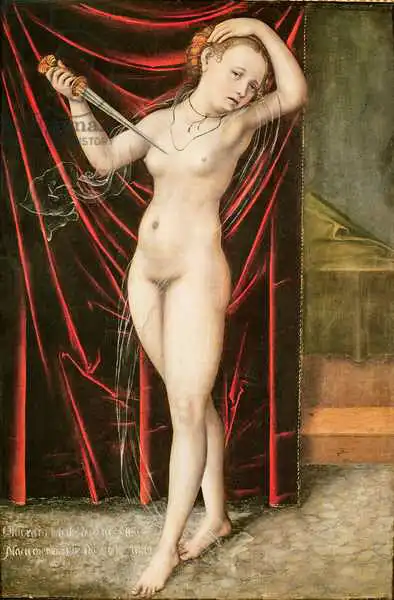Cranach, Lucas: The Death of Lucretia