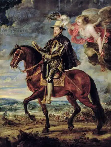 Rubens, Peter Paul: Philip II (1527-98) Crowned by Victory