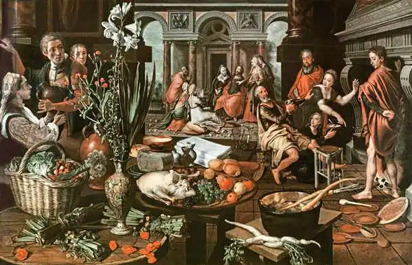 Aertsen, Pieter: Christ dans la maison de Martha et Marie