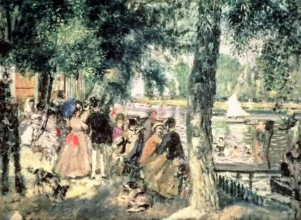 Renoir, Auguste: Baden auf der Seine oder, la Grenouillere