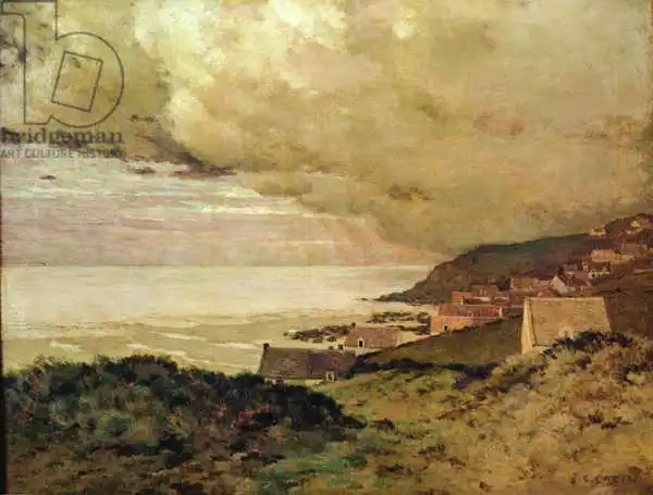 Cazin, Jean Charles: Storm, Enquihen, Pas-de-Calais