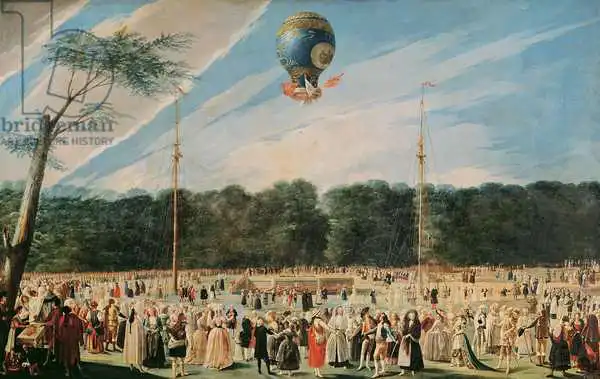 Carnicero, Antonio: The Ascent of the Montgolfier Balloon at Aranjuez
