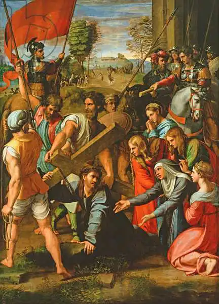 Raphael: The Fall on the Road to Calvary