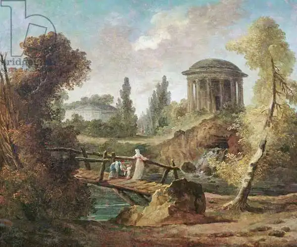 Robert, Hubert: Die Kaskaden in Tivoli