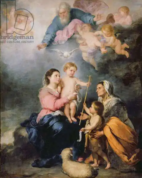 Murrilo, Bartolome: The Holy Family or The Virgin of Seville