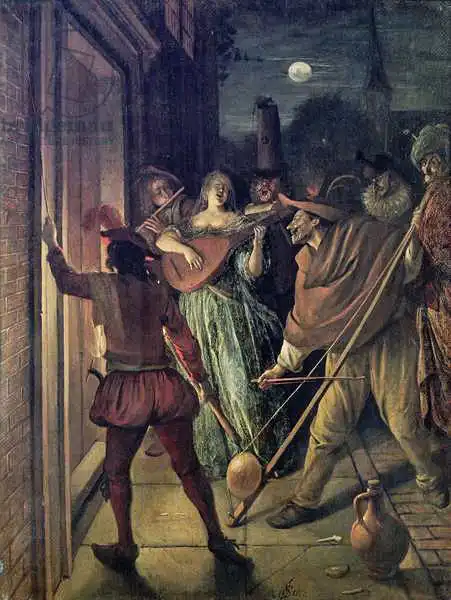 Steen, Jan Havicksz: Serenading