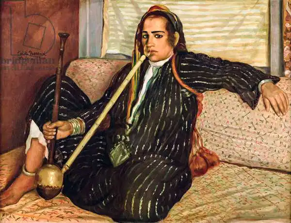 Bernard, Emile: Smoking Haschich