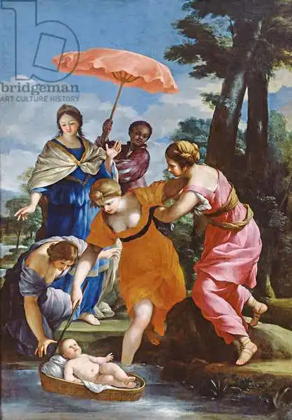 Romanelli, Giovanni F.: Moïse sauvé de l