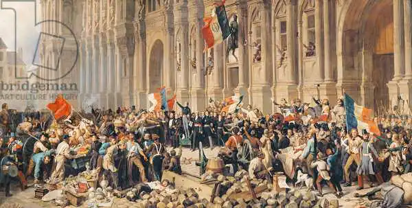 Philippoteaux, Felix: Lamartine rejette le drapeau rouge en 1848